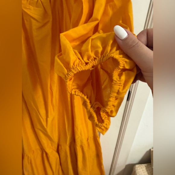 H&M Bright Yellow Ruffled Dress - Picture 3 of 4